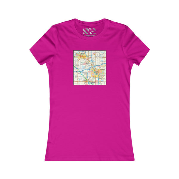 The Town "Map" 2 Women's Favorite Tee