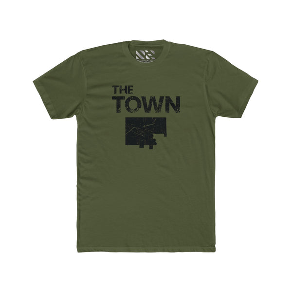 The Town 1 (Black) Men's Cotton Crew Tee