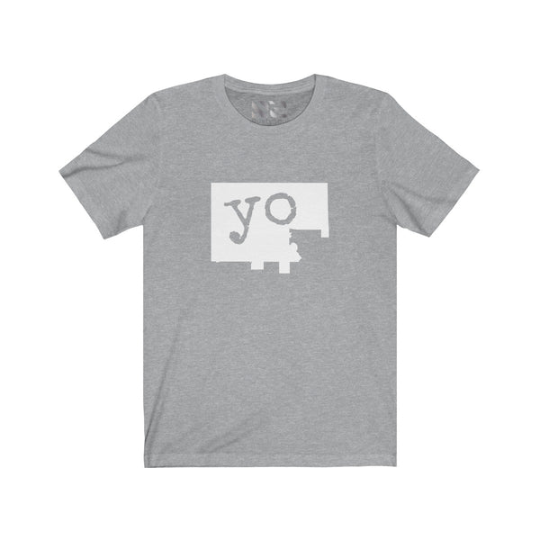 The Town "YO" (White) Unisex Jersey Short Sleeve Tee