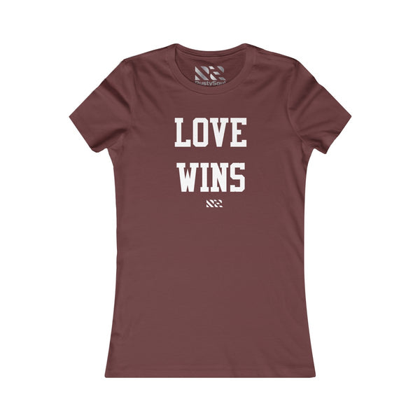 Love Wins (White) Women's Favorite Tee