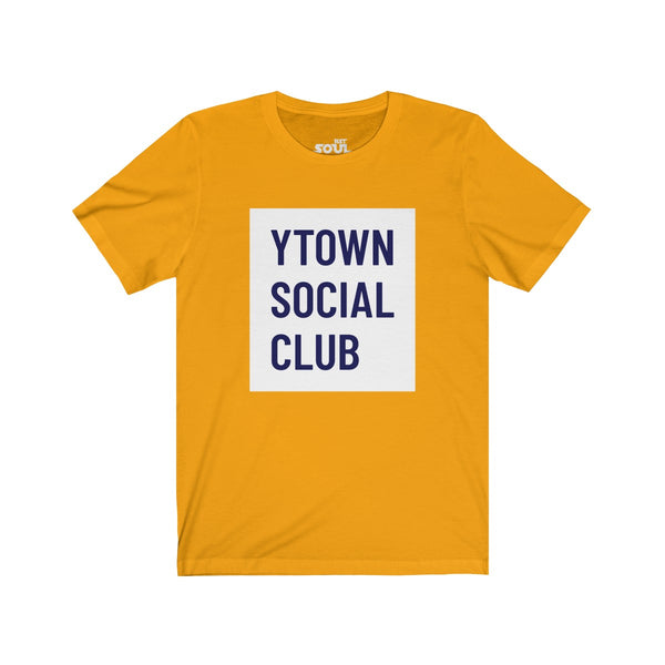 Y TOWN SOCIAL CLUB Unisex Jersey Short Sleeve Tee