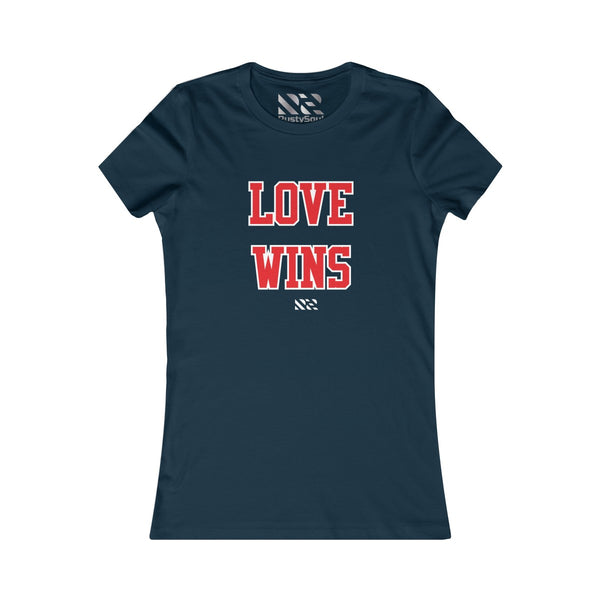 Love Wins (Red & White) Women's Favorite Tee