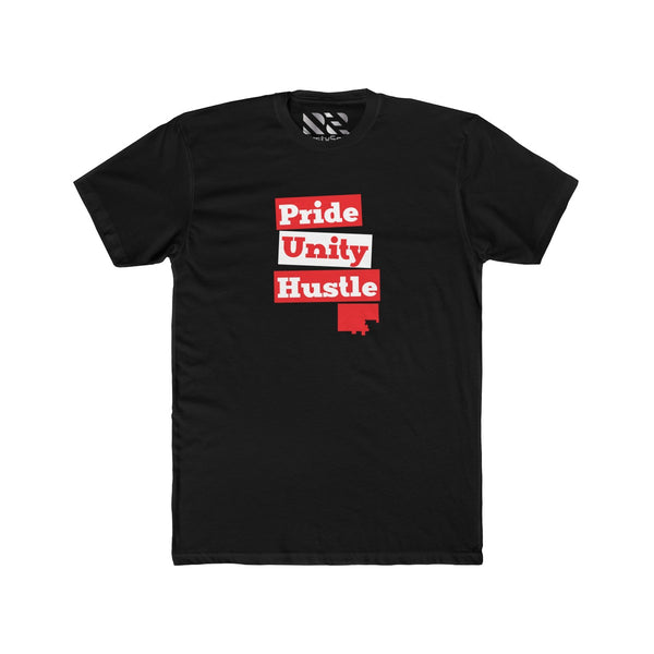 "Pride Unity Hustle" Men's Cotton Crew Tee