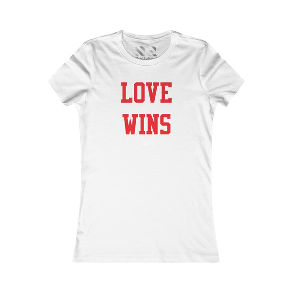 Love Wins (Red) Women's Favorite Tee