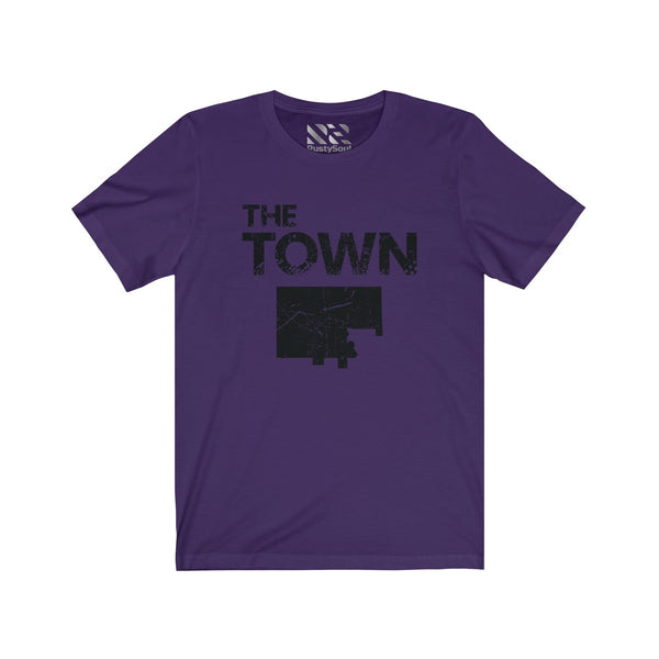 The Town 3 (Black) Unisex Jersey Short Sleeve Tee