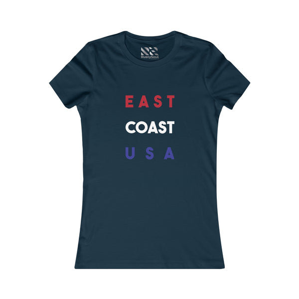 "East Coast USA" Women's Favorite Tee