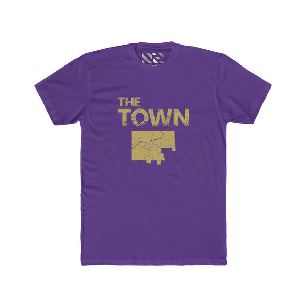 The Town 1 (Gold) Men's Cotton Crew Tee