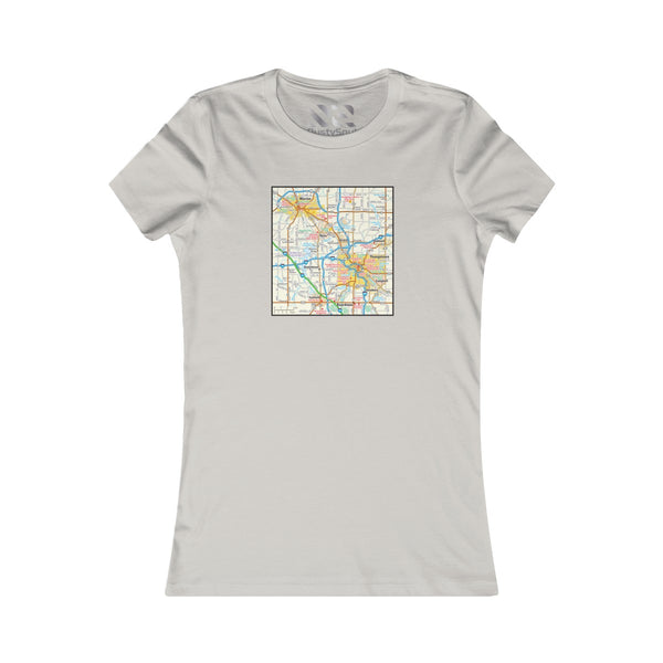 The Town "Map" 2 Women's Favorite Tee