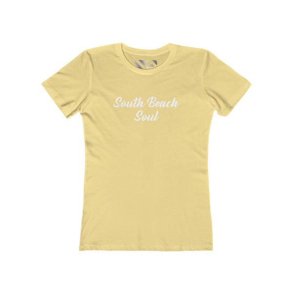"South Beach Soul" Women's The Boyfriend Tee