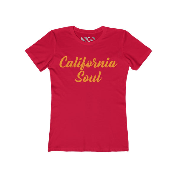"California Soul" Women's The Boyfriend Tee