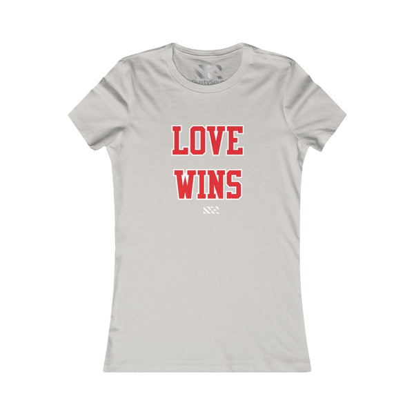 Love Wins (Red & White) Women's Favorite Tee