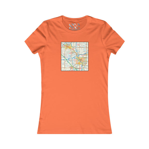 The Town "Map" 2 Women's Favorite Tee