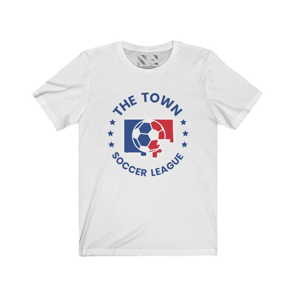 The Town "Soccer League" Unisex Jersey Short Sleeve Tee