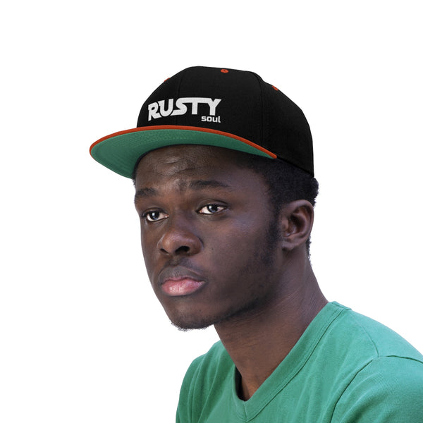 RustySoul Unisex Flat Bill Hat