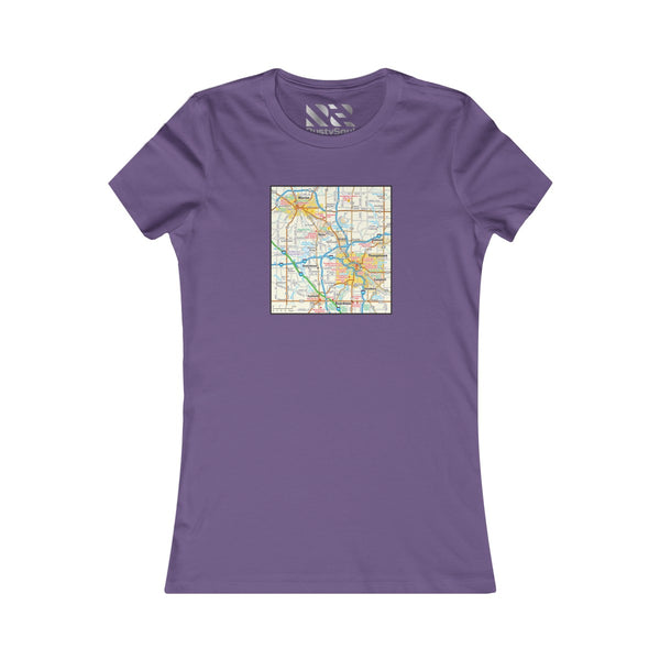 The Town "Map" 2 Women's Favorite Tee