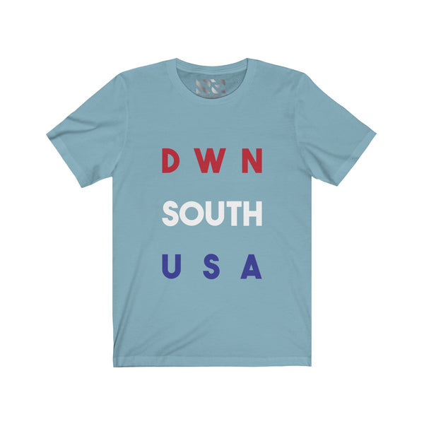 "Dwn South USA" Unisex Jersey Short Sleeve Tee