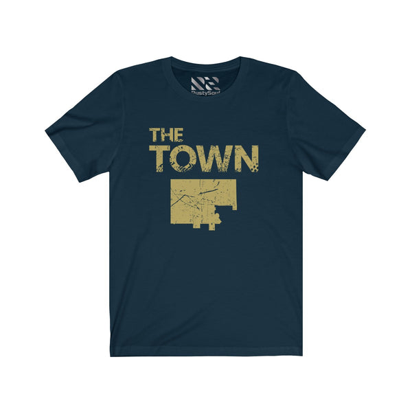 The Town 3 (Gold) Unisex Jersey Short Sleeve Tee