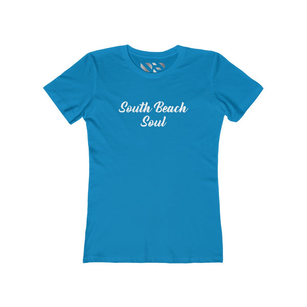 "South Beach Soul" Women's The Boyfriend Tee