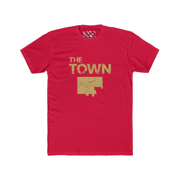 The Town 1 (Gold) Men's Cotton Crew Tee