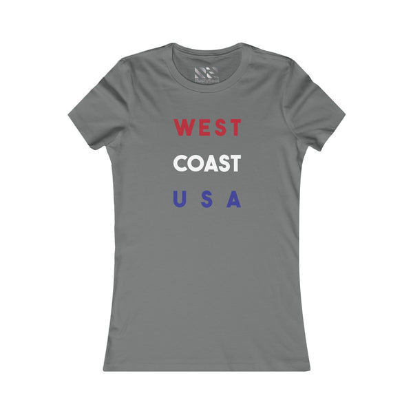 "West Coast USA" Women's Favorite Tee