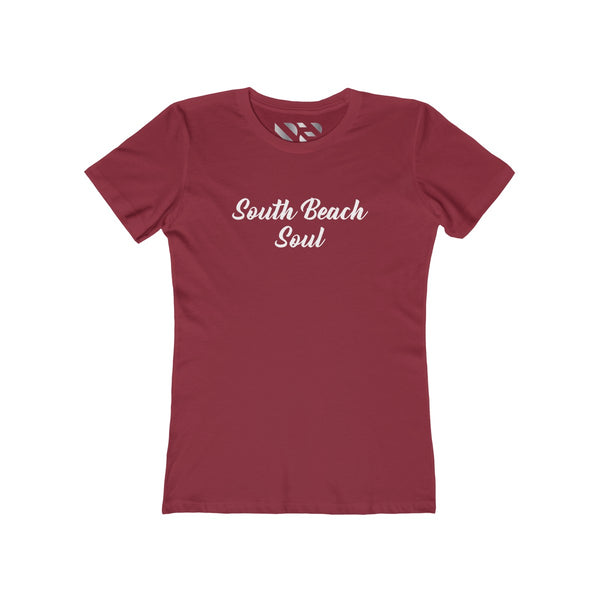 "South Beach Soul" Women's The Boyfriend Tee