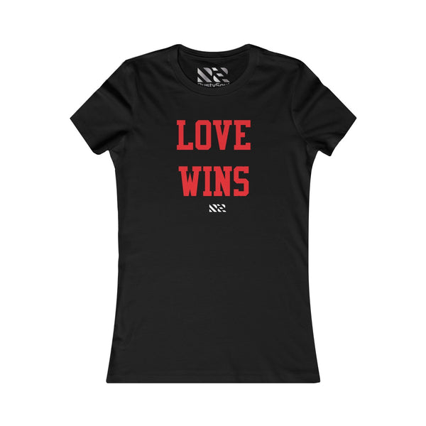 Love Wins (Red) Women's Favorite Tee