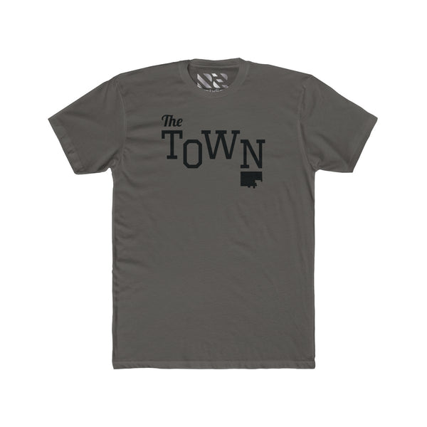 The Town 2 (Black) Men's Cotton Crew Tee