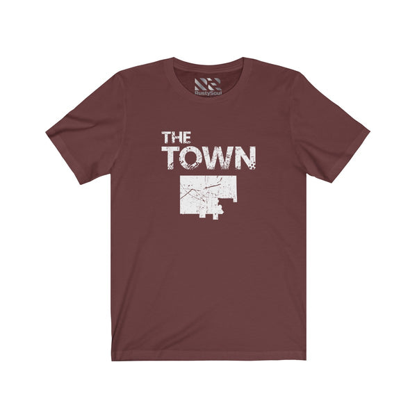 The Town 3 (White) Unisex Jersey Short Sleeve Tee