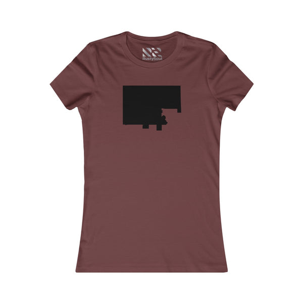 The Town "Silhouette" (Black) Women's Favorite Tee