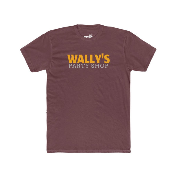 Wally's Party Shop Men's Cotton Crew Tee