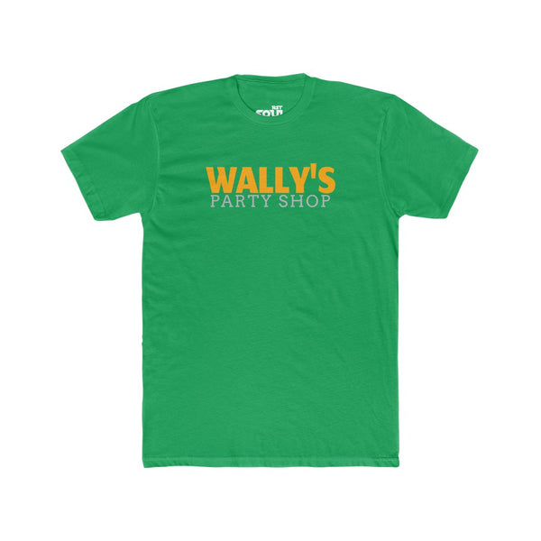 Wally's Party Shop Men's Cotton Crew Tee