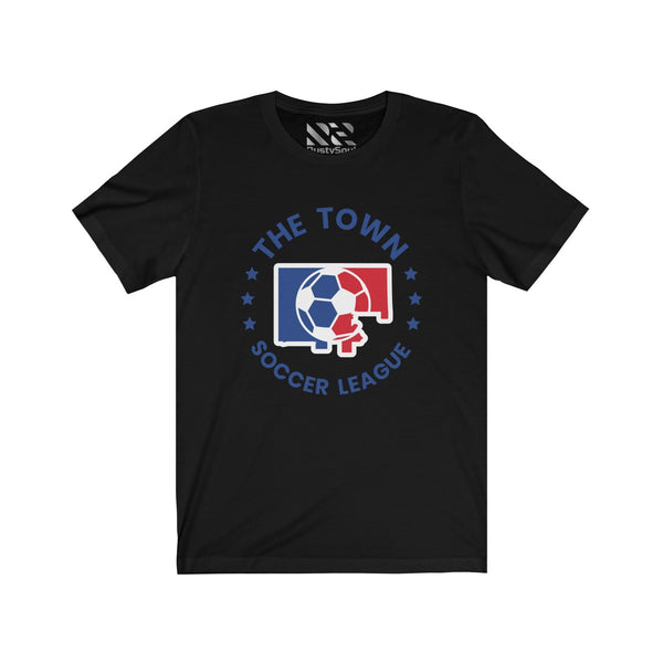 The Town "Soccer League" Unisex Jersey Short Sleeve Tee