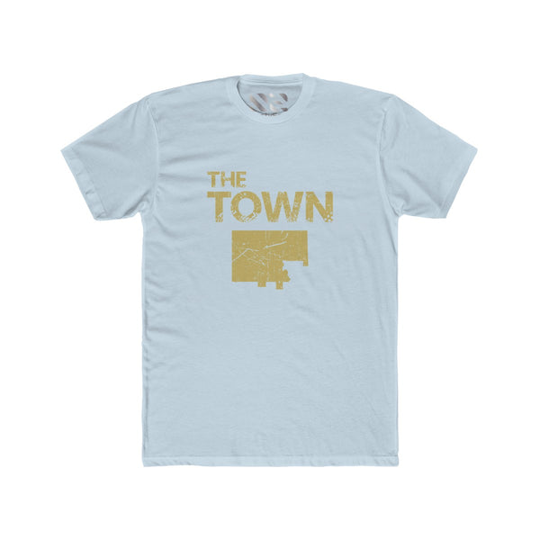 The Town 1 (Gold) Men's Cotton Crew Tee