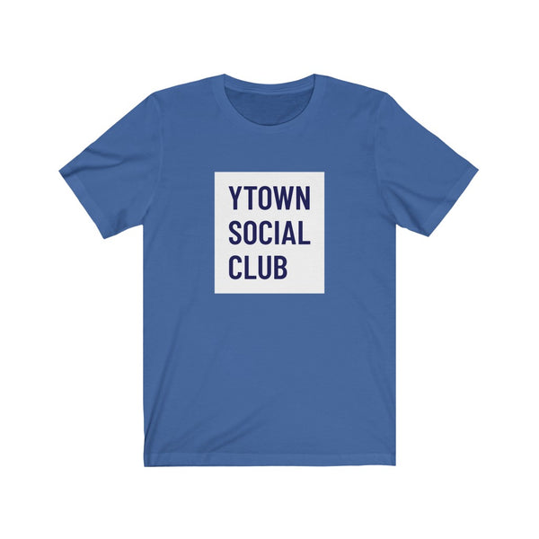 "YTOWN SOCIAL CLUB" Unisex Jersey Short Sleeve Tee