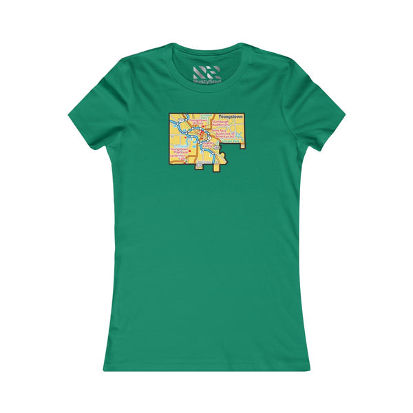 The Town "Map" Women's Favorite Tee