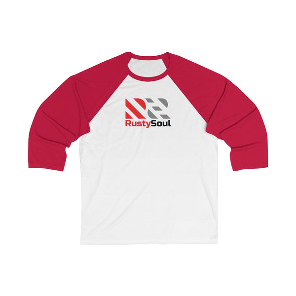 The Logo (Red & Gray) Unisex 3/4 Sleeve Baseball Tee