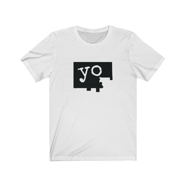 The Town "YO" (Black) Unisex Cotton Crew Tee