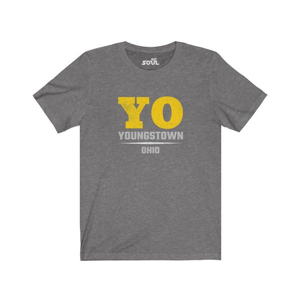 "YO" Unisex Jersey Short Sleeve Tee