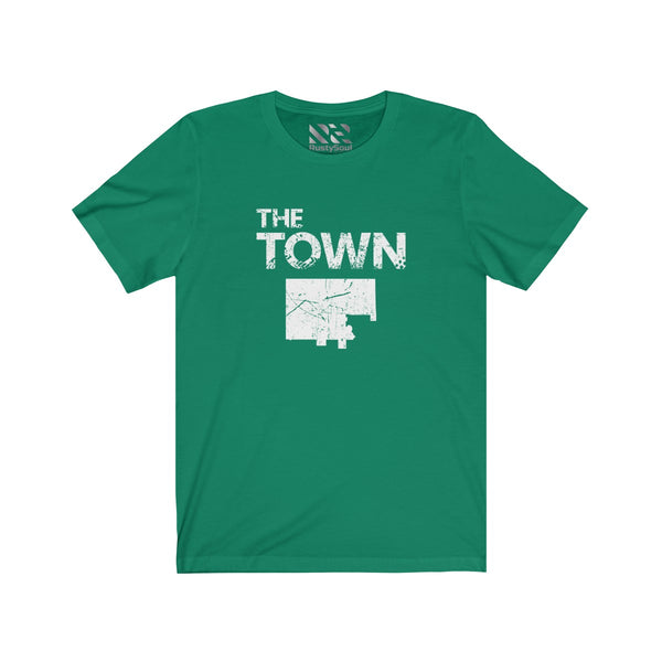 The Town 3 (White) Unisex Jersey Short Sleeve Tee