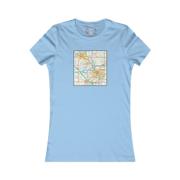 The Town "Map" 2 Women's Favorite Tee