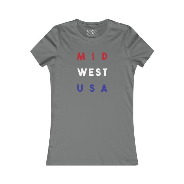 "Mid West USA" Women's Favorite Tee