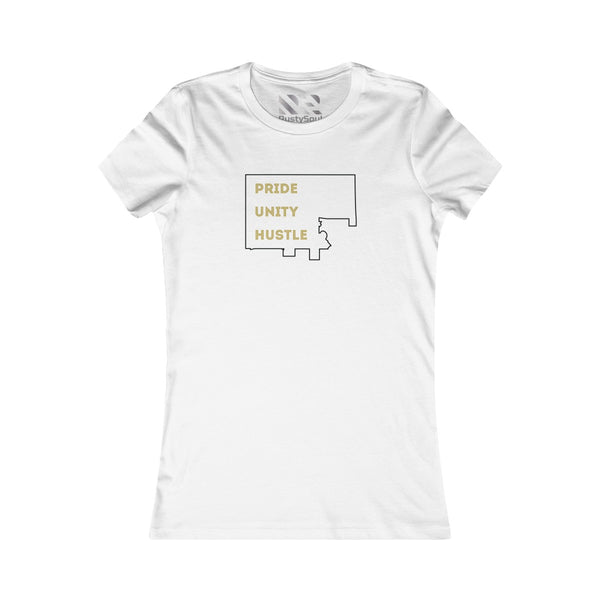 The Town "PRIDE UNITY HUSTLE" Women's Favorite Tee