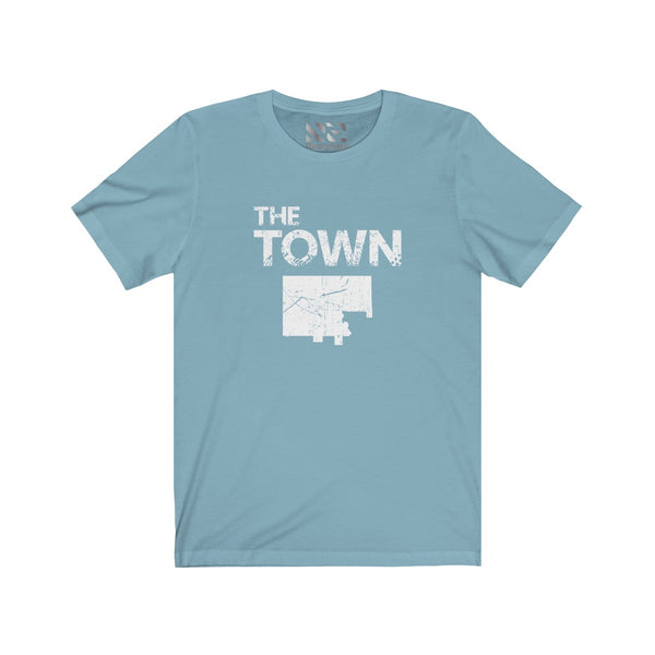 The Town 3 (White) Unisex Jersey Short Sleeve Tee