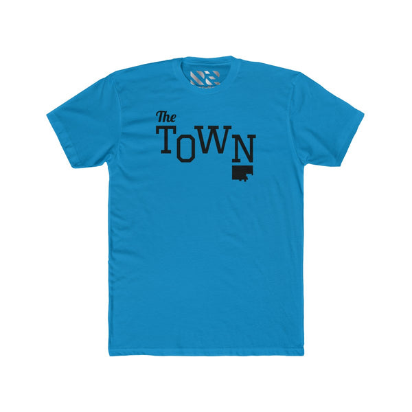 The Town 2 (Black) Men's Cotton Crew Tee