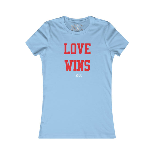 Love Wins (Red) Women's Favorite Tee