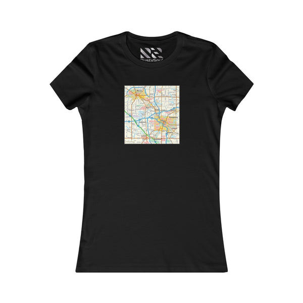 The Town "Map" 2 Women's Favorite Tee