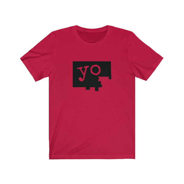 The Town "YO" (Black) Unisex Cotton Crew Tee