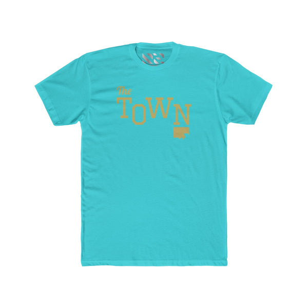 The Town 2 (Gold) Men's Cotton Crew Tee
