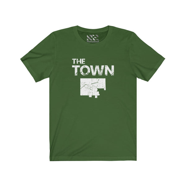 The Town 3 (White) Unisex Jersey Short Sleeve Tee