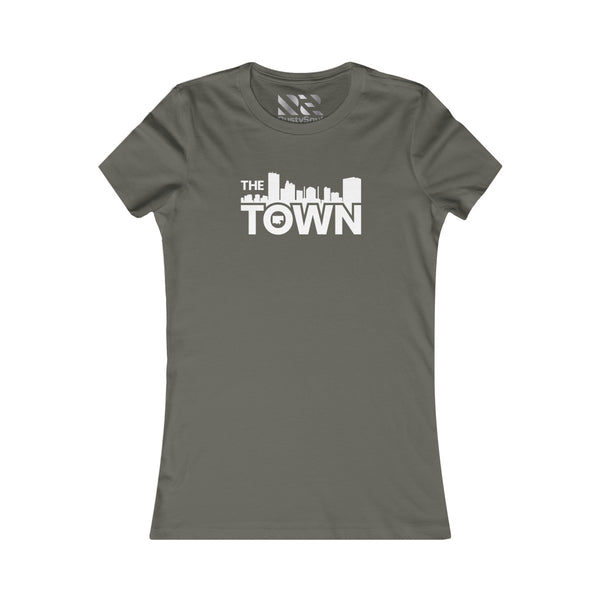 The Town "Skyline" (White) Women's Favorite Tee